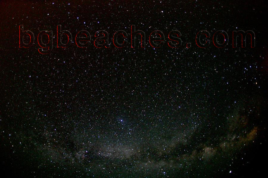 These are the only stars around Kamen bryag. This is definitely not a commercialized resort :)