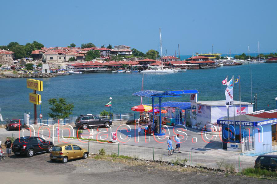 This is the yacht port in Nesebar. It attracts richer tourists with their yachts.