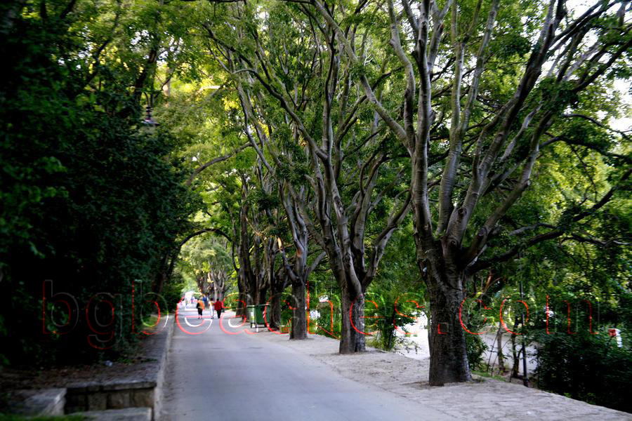 Разходките по плажа могат да бъдат комбинирано с такива в градските паркове на Варна.