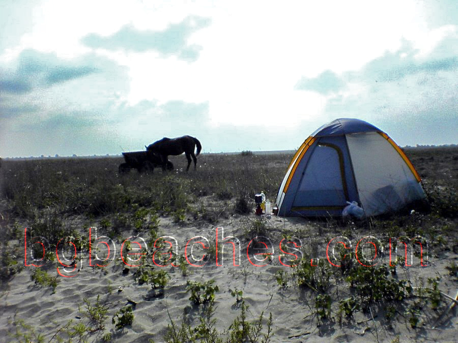 Каруцари, внимавайте за палатки по плажа :)
