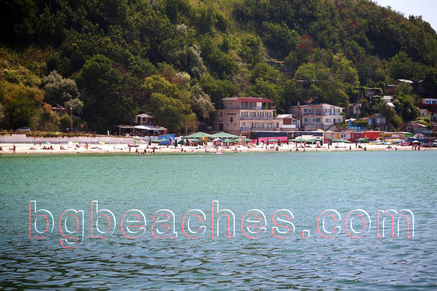 This is the small Kavarna beach. It has only a few visitors and it is a few km from the city's center.